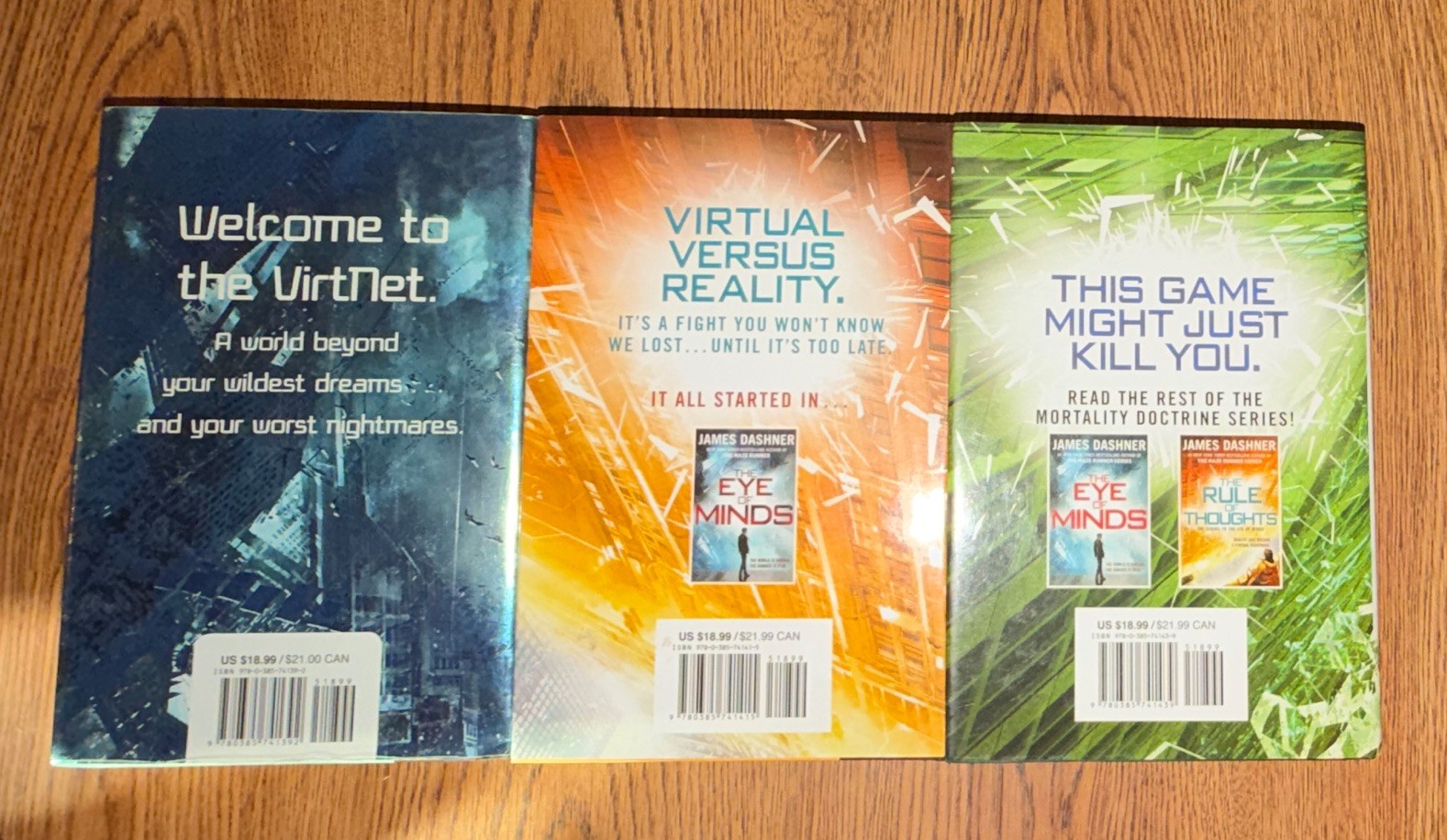 James Dashner Mortality Doctrine set Signed Hardcover 1st ed. 1st print.