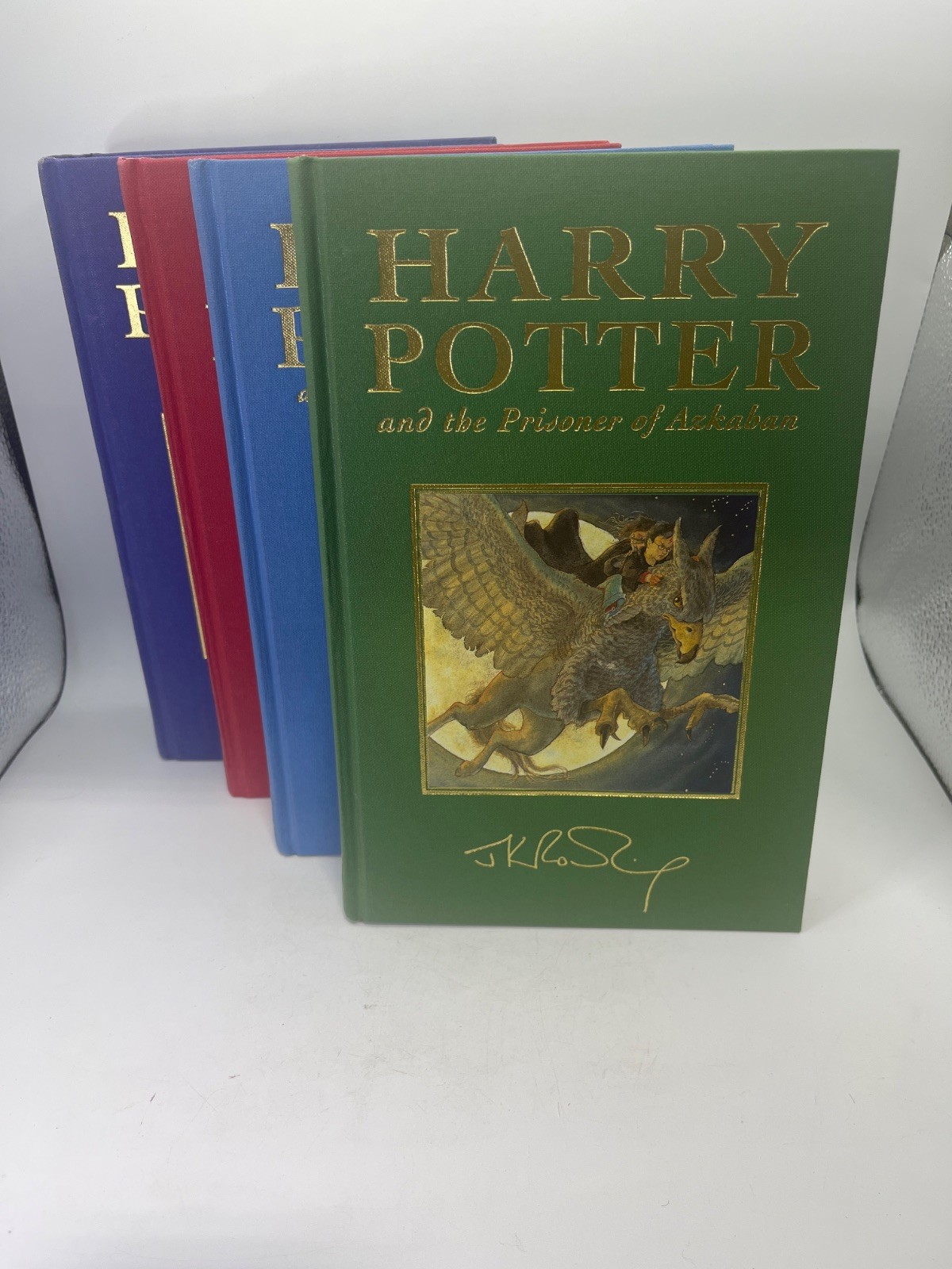 Harry Potter Gift Set Deluxe Signature Edition w Slipcase – Books 1-4 [Hardco…