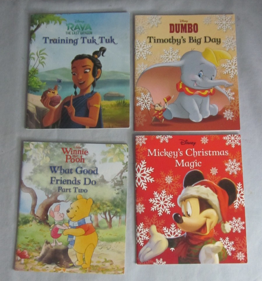 Lot of 11 DISNEY Miniature Illustrated Story Books, 4″ x 5″