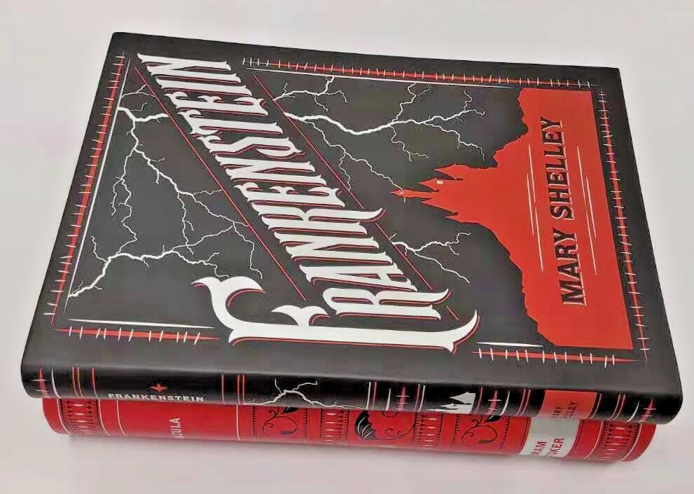 DRACULA by Bram Stoker FRANKENSTEIN by Mary Shelley Soft Leather Bound Brand NEW
