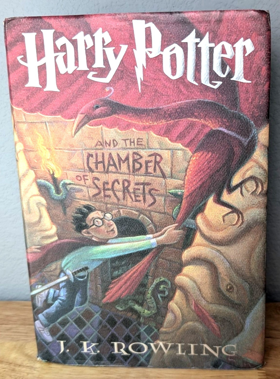 Harry Potter And The Chamber Of Secrets Hardcover Dust Jacket J.K. Rowling 1999
