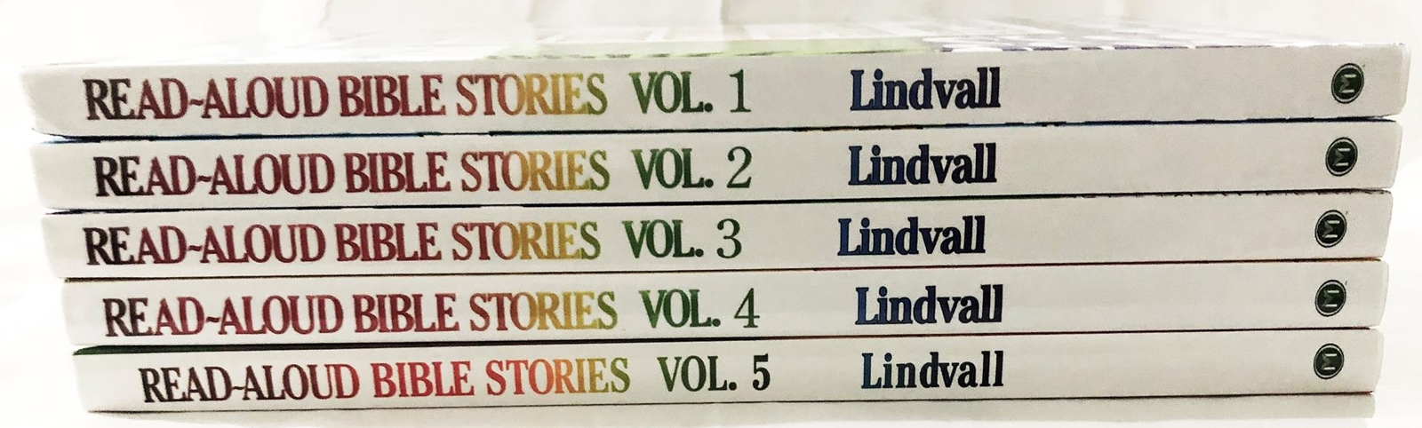 New Set READ ALOUD BIBLE STORIES Volumes 1 2 3 4 5 Ella Lindvall Moody Press
