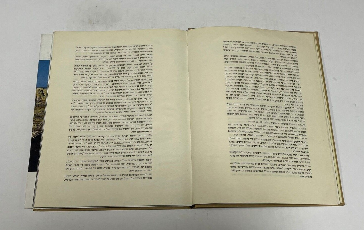 Israel 10th ANNIVERSARY,Judaica Book,w Photos,Hebrew, David Ben Gurion, 1958