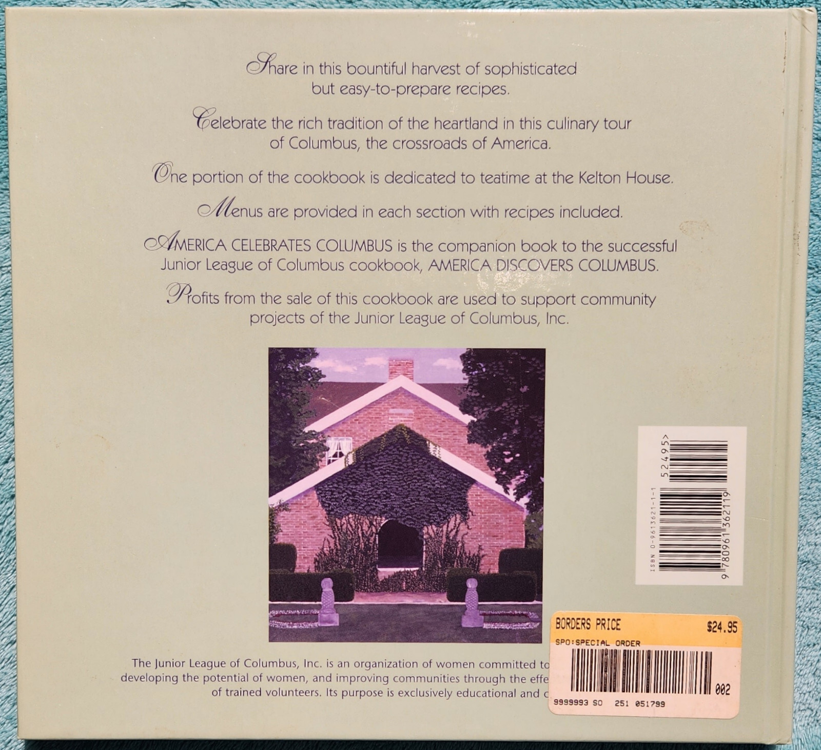 America Celebrates Columbus Ohio 1999 Hardcover Cookbook 176 Pages