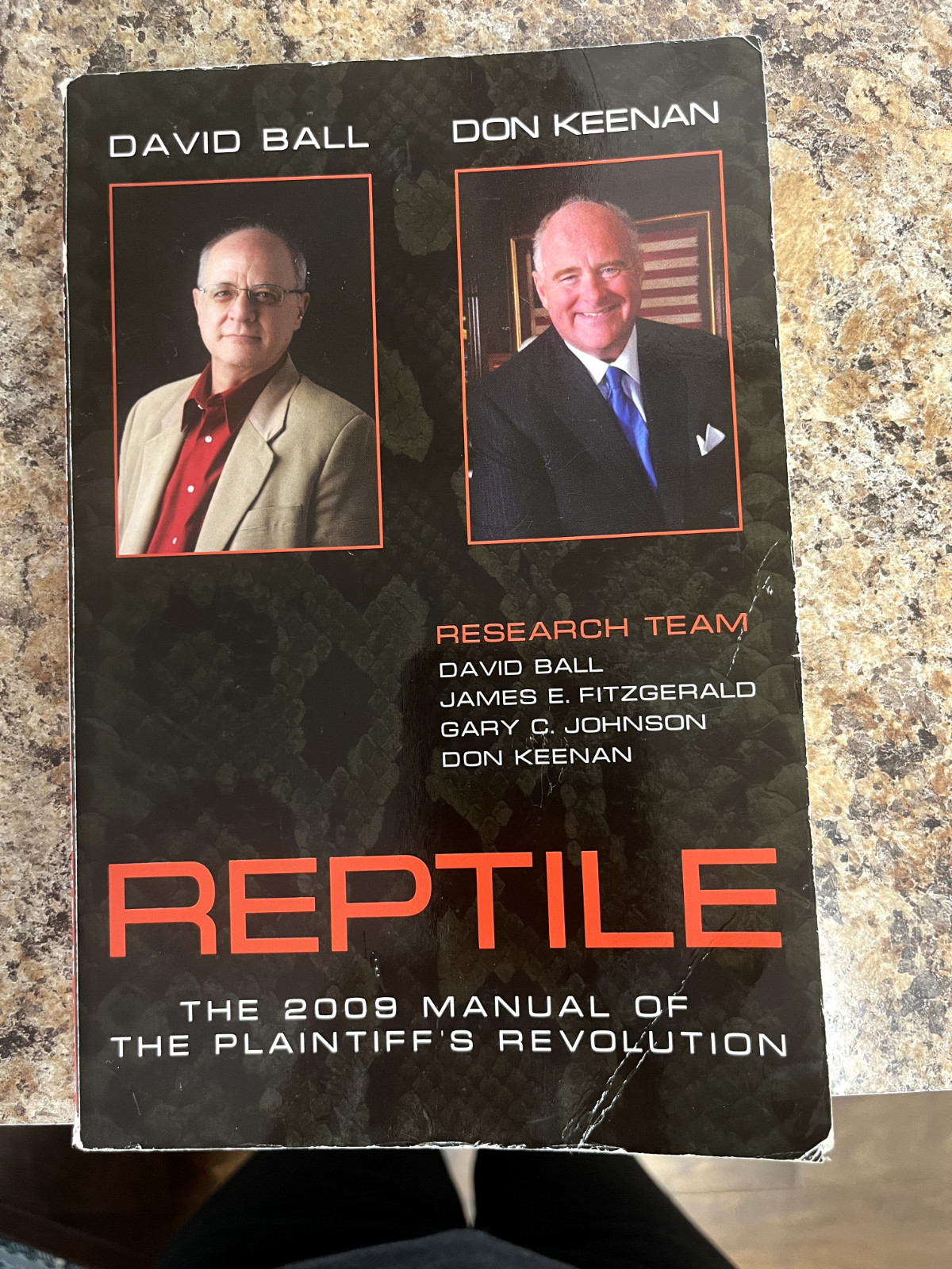 Law Book REPTILE The 2009 Manual of the Plaintiff’s Revolution (First Edition)