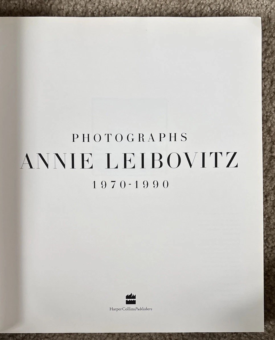Photographs Annie Leibovitz 1970 – 1990 – First Edition 1991