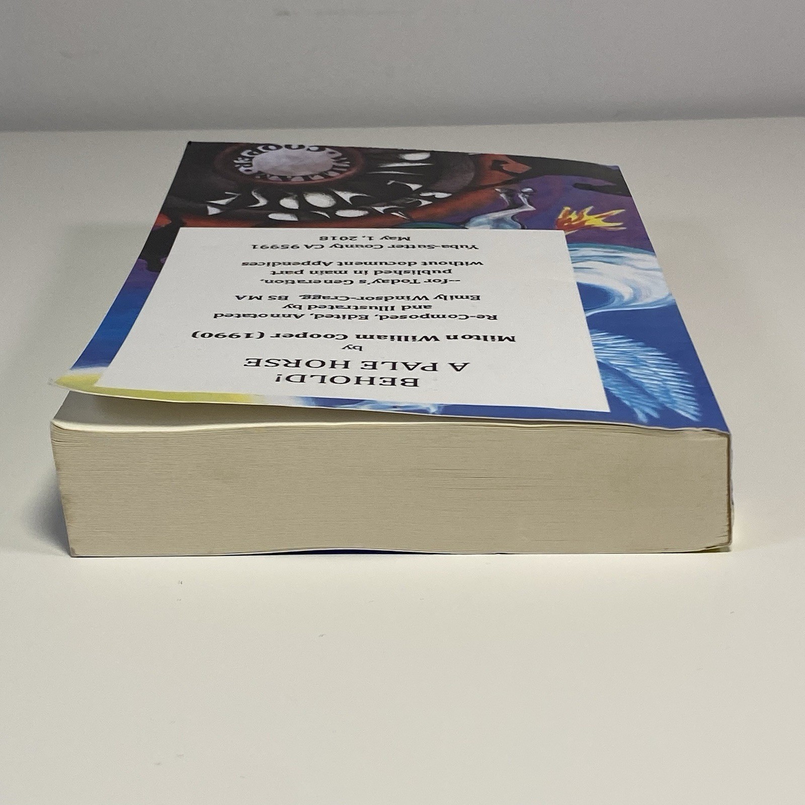 Behold! a Pale Horse by Milton Cooper (Trade Paperback) Re-Composed Printing
