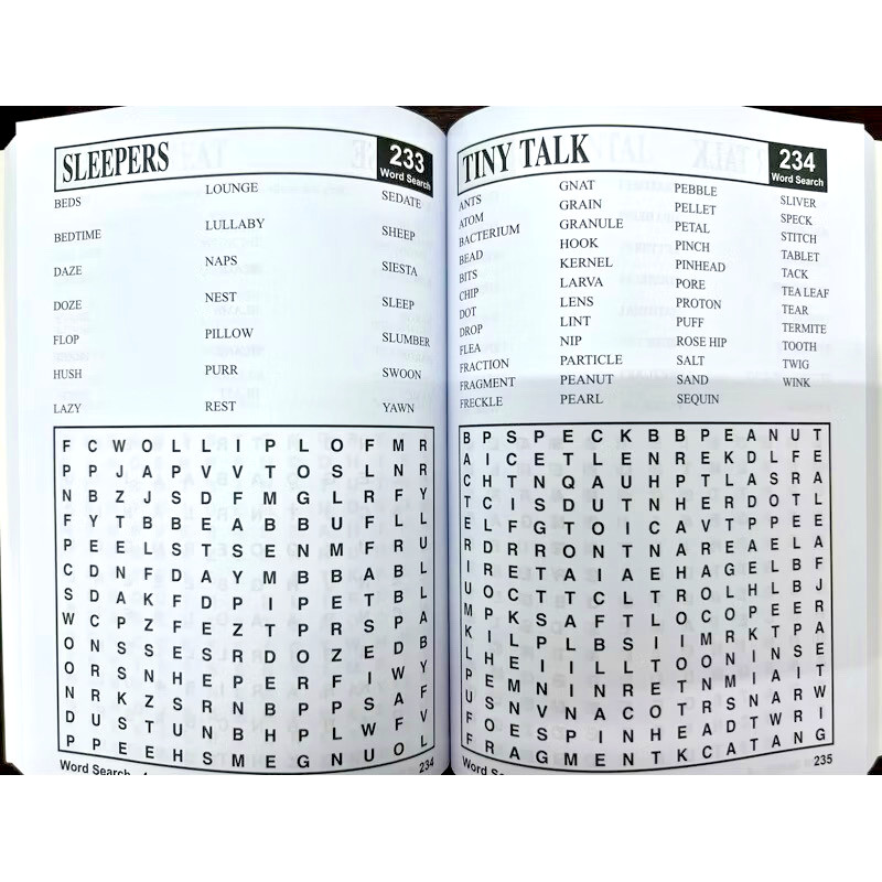 396 pages of Jumbo Word Searches for all Ages