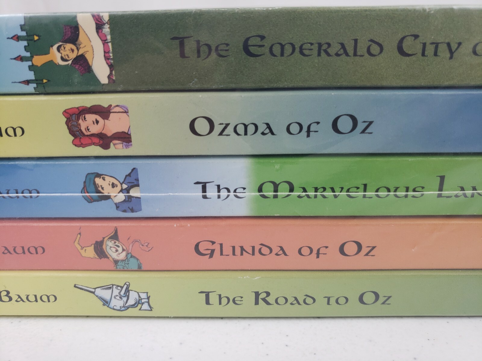 Lot of 5 SEALED The Wizard of Oz Sequel Series Paperback Books by L. Frank Baum