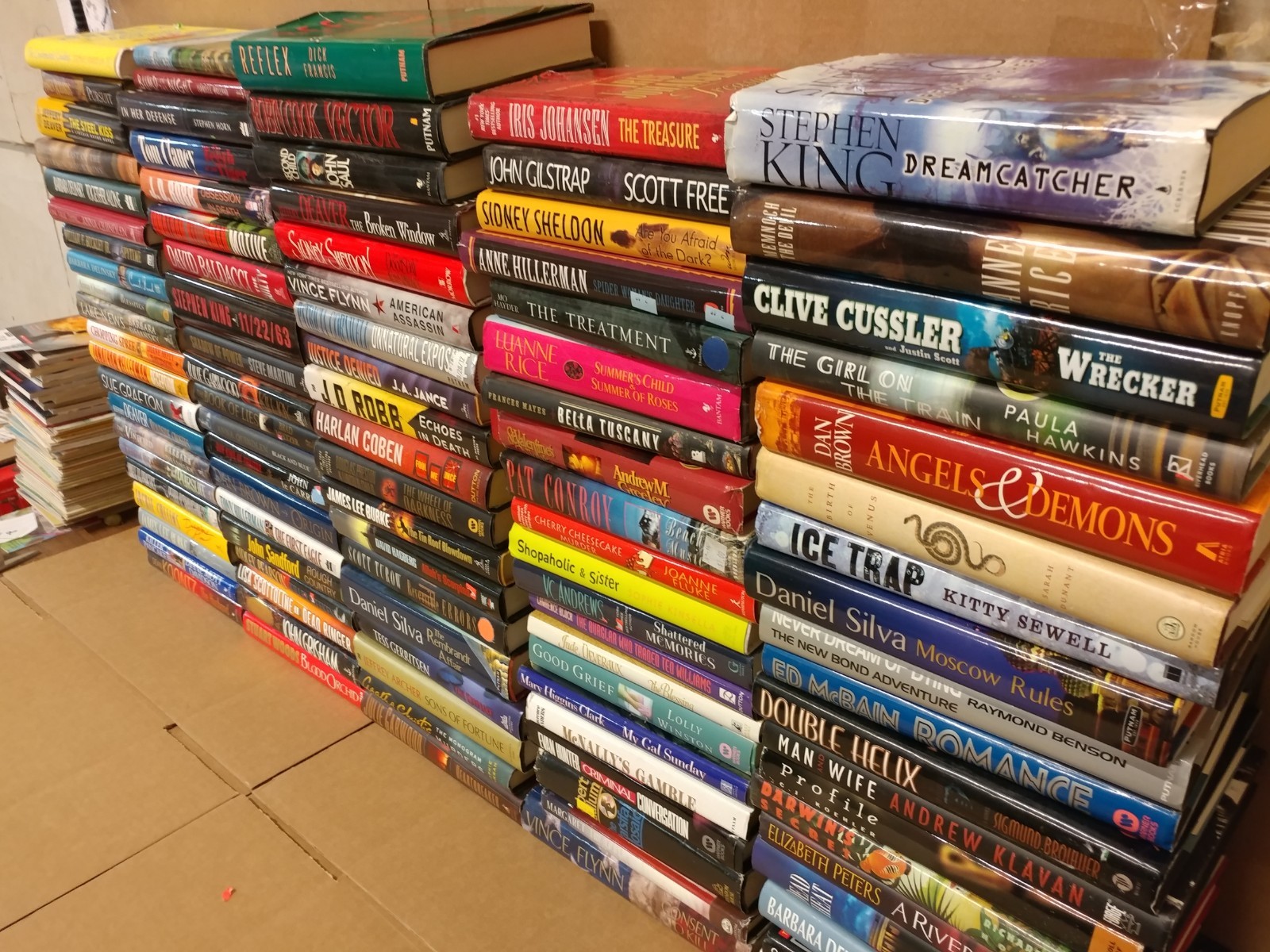 Lot of 15 Pounds Hardcover INSTANT COLLECTION GENERAL FICTION Book MIX GENRE SET