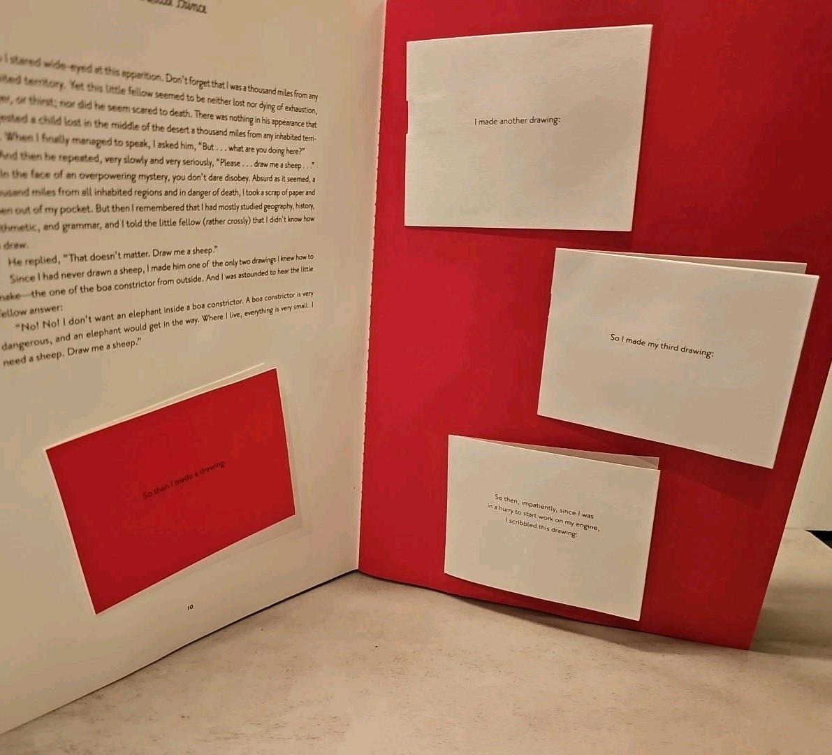 Antoine de Saint Exupery THE LITTLE PRINCE Deluxe POP-UP Book 2009 Unabridged