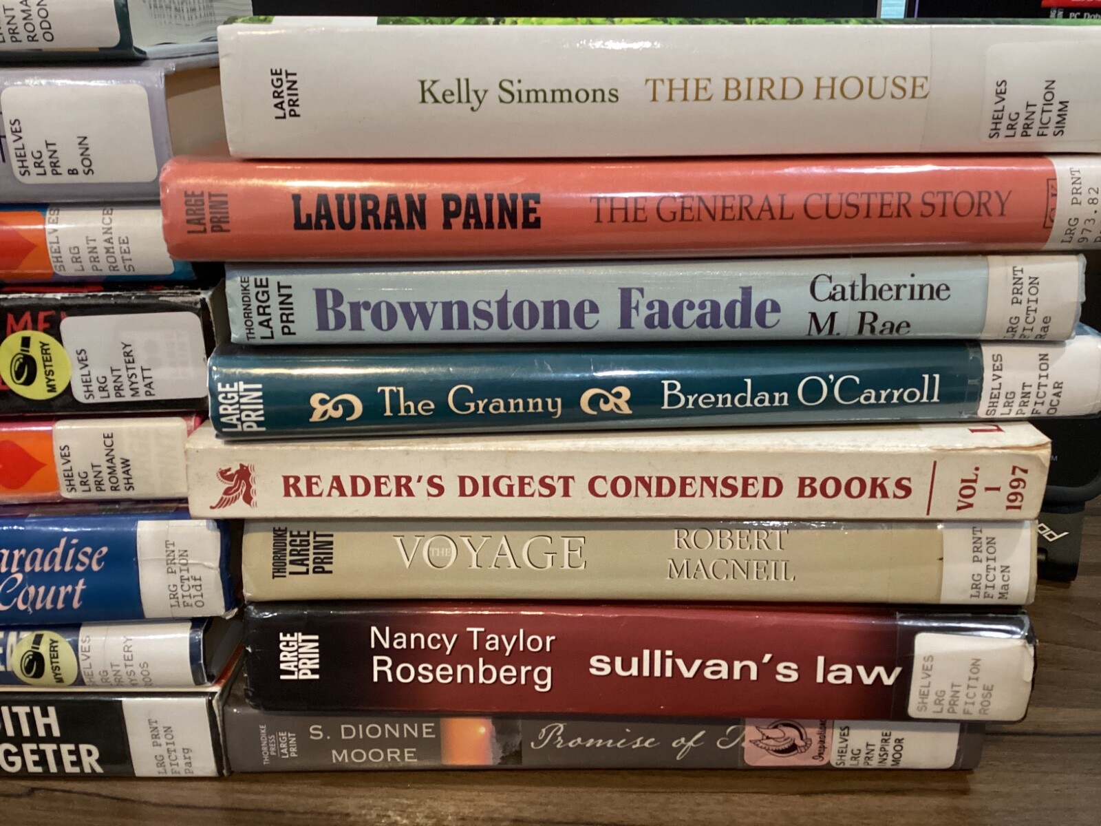 Large Print – Various Authors – You Choose – List M – Z (Last Name)