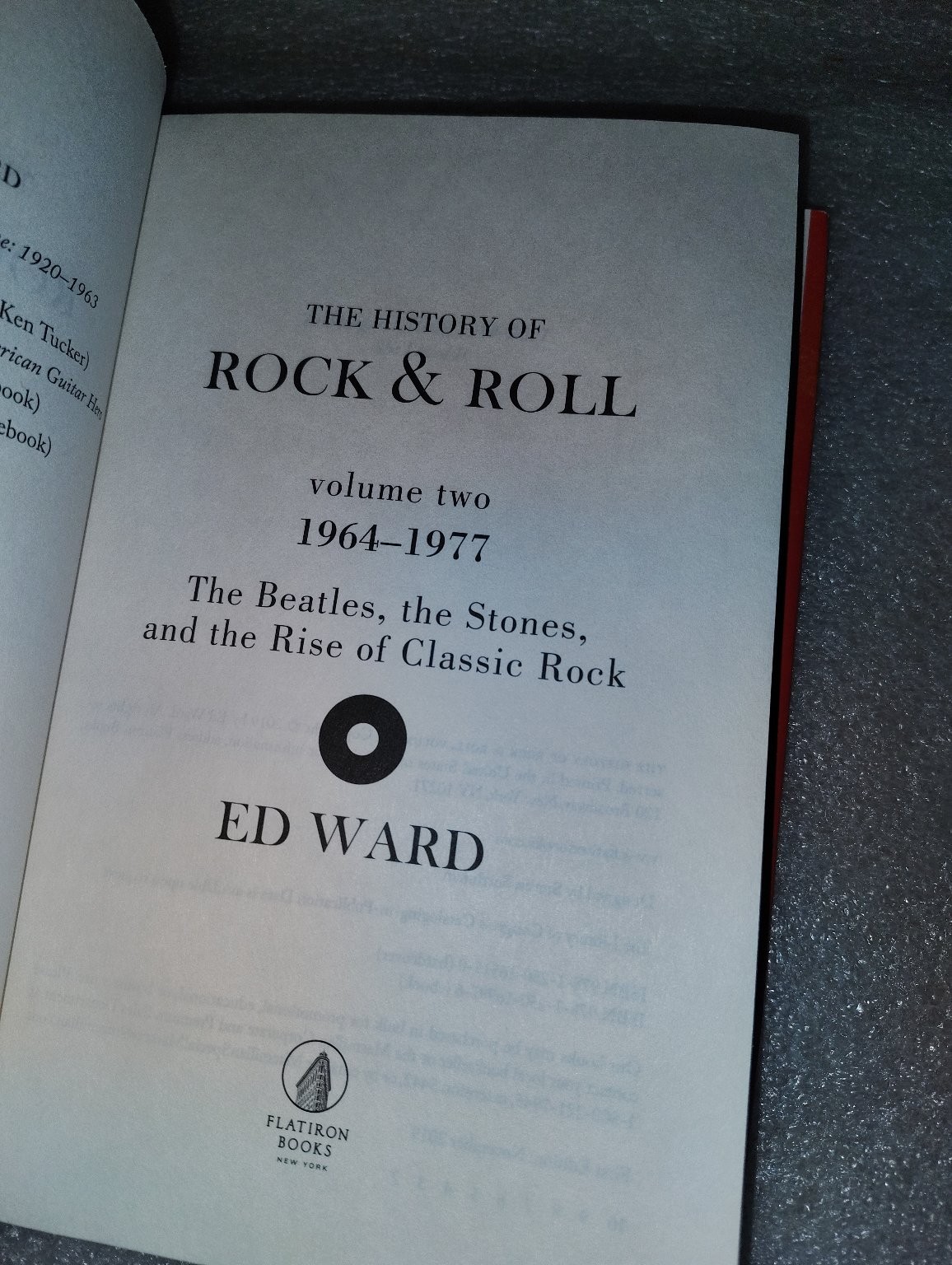 The History of Rock & Roll Vol 2 Ed Ward 2019 First Edition Flatiron Books