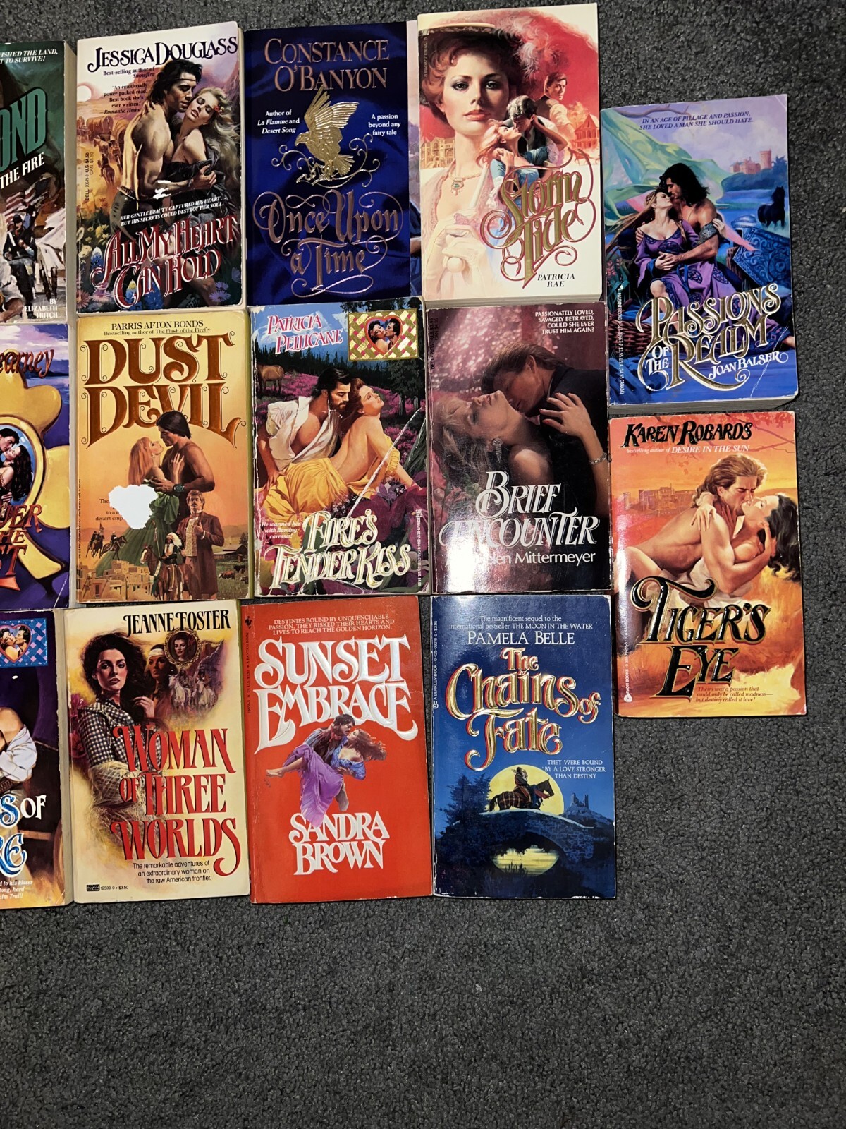 Vintage Romance Novels Lot Of 20 1980’s 1990’s 2000’s Paperbacks Books Lot 1