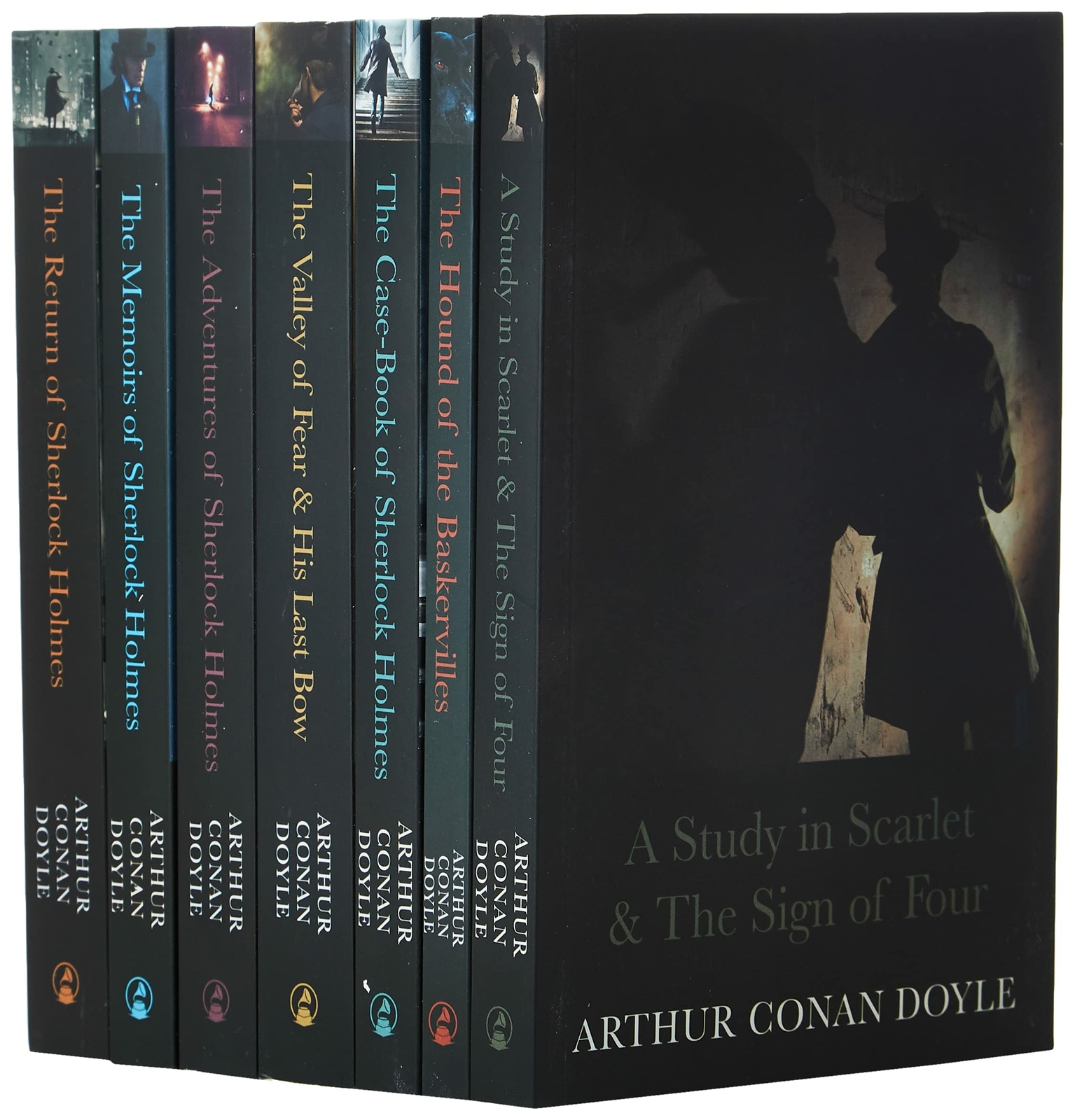 Sherlock Holmes Series Complete Collection 7 Books Set By Arthur Conan Doyle NEW