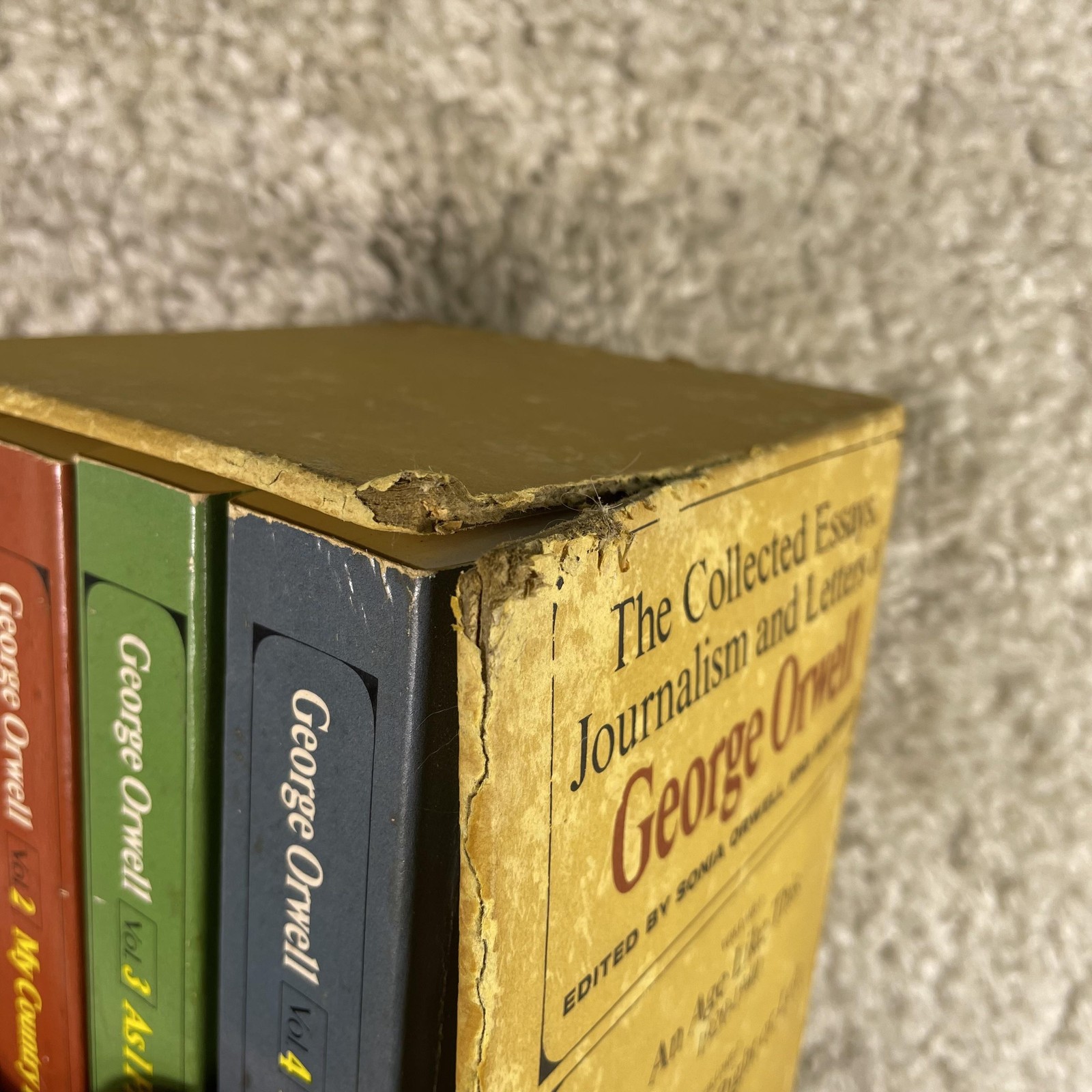 Vintage George Orwell Collected Essays Journalism Letters 4 PB Box Set Harvest
