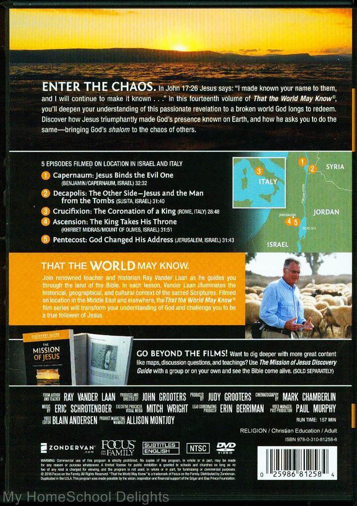 New MISSION OF JESUS That The World May Know #14 Study Pack DVD Discovery Guide