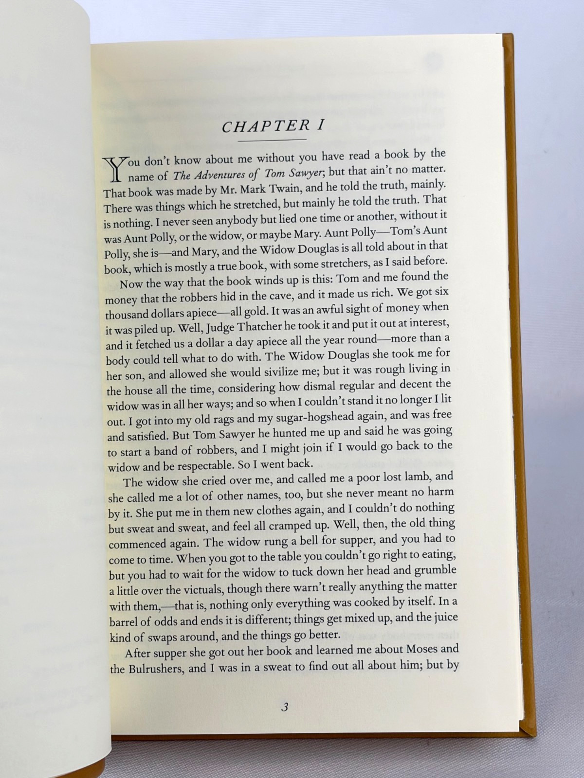 ADVENTURES OF HUCKLEBERRY FINN by Mark Twain Faux Leather Bound Classics *New*