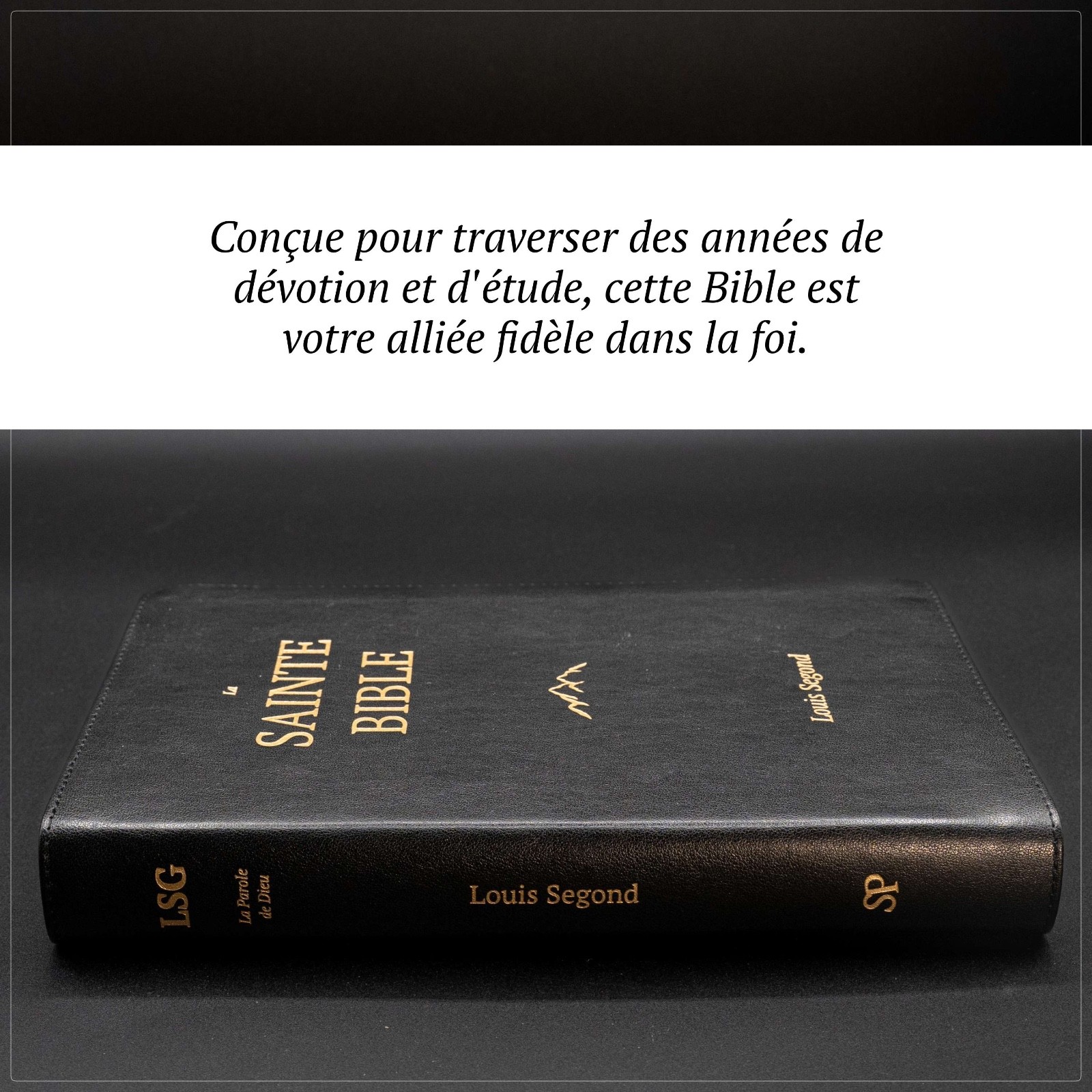 Louis Segond French Bible Large Print – LSG Sainte Bible Noir en Français by SP