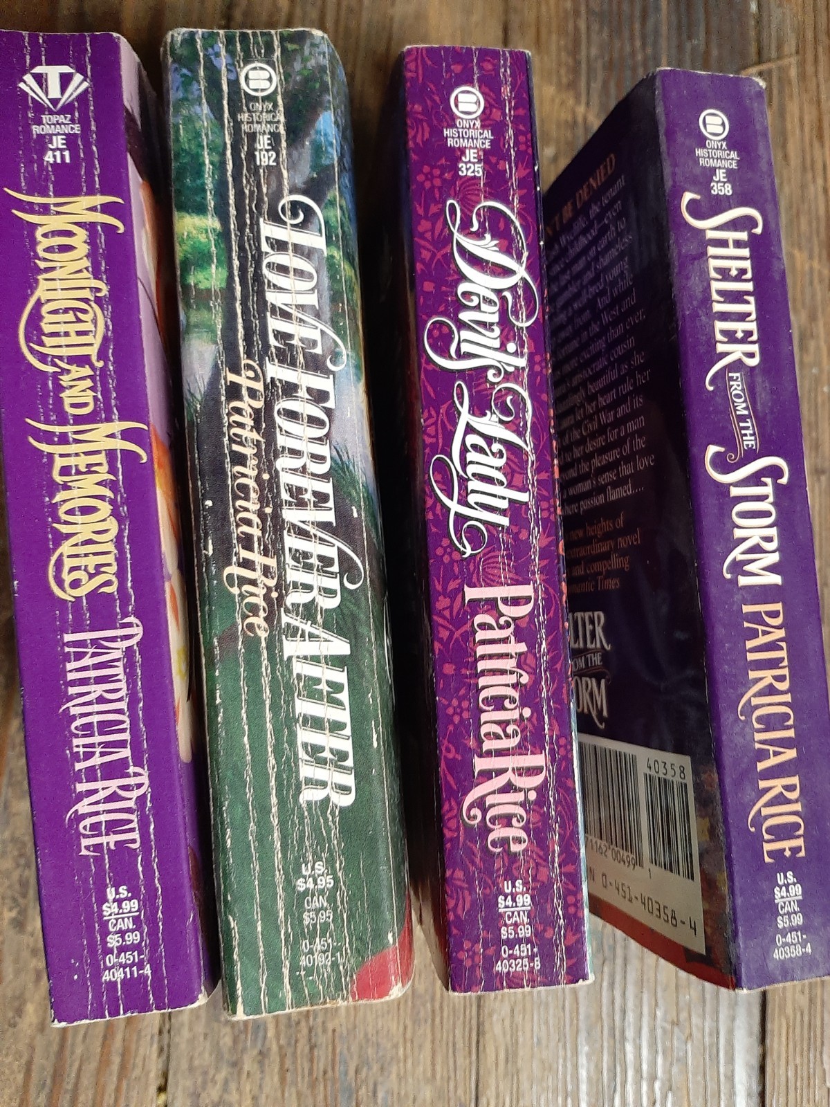 Four Patricia Rice Historical Romances. Early 1990’s