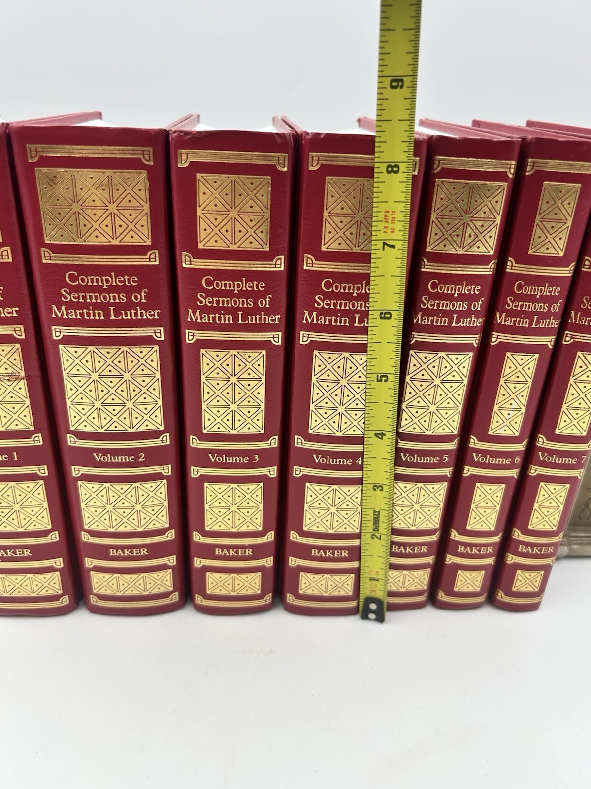 Complete Sermons of Martin Luther 7 Volumes Full Set Hardcover Red & Gold Baker